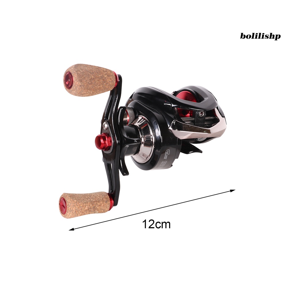 Bo-baitcasting Reel7Plus 1bears Gear Ratio 7.0: 1kiri/kanan Centrifugal Tangan/ic Dual Braking Systems Ultra-light Metal Universal Gulungan Pancing Pengecoran Panjang Untuk Outdoor