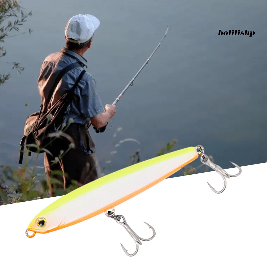 Bo-10-24g Umpan Umpan Simulasi Realistis 3D Fisheye Treble Hook Panjang Casting Multi-Swim Layer Fishing Lure Perlengkapan Memancing