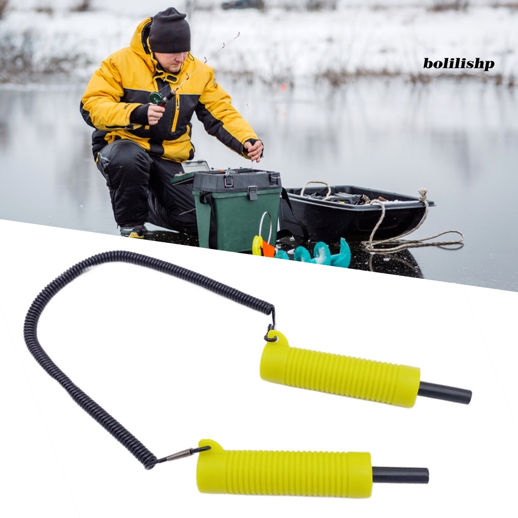 Bo-ice Fishing Pick Non-slip Anti Gores Tahan Aus Pegangan Nyaman Hemat Tenaga Kerja Hemat Hidup Portable Musim Dingin Es Safety Pick Snowy Glacier Hammer Hand Tool Untuk Camping