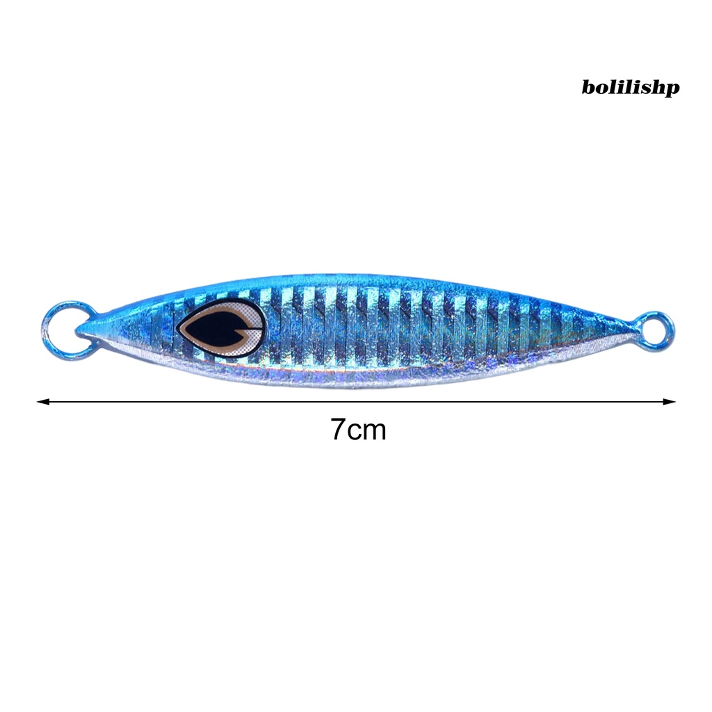 Bo-17g/7cm Umpan Pancing Simulasi Lapisan Reflektif Warna Terang Mata Hidup Yang Ramping Atraksi Ikan Laut Universal Memancing Cepat Wastafel Buatan Jigging Umpan Perlengkapan Memancing