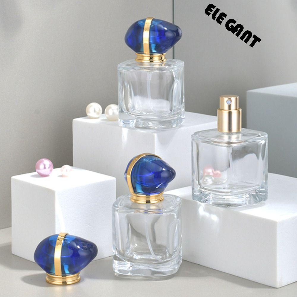 [Elegan] Botol Parfum Kaca Sub-Botol Kosong Mewah Botol Isi Ulang Portable Atomizer Mist Liquid Dispenser Fragrance Wadah Kosmetik