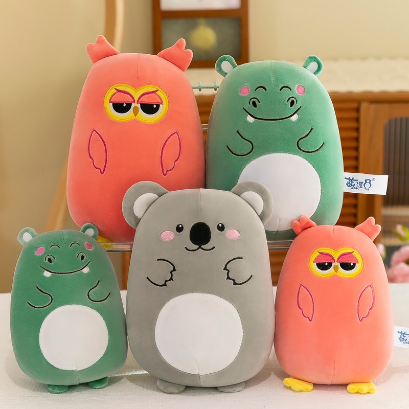 Mainan Mewah koala 30CM Terbaru hippo owl Dinosaurus soft doll baby plush doll