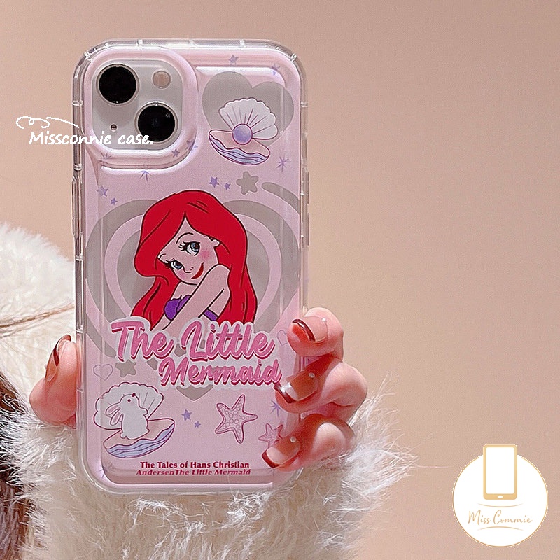 Casing Kartun Lucu Disney Princess The Mermaid Alice Untuk Realme C53 C12 C15 C11 5 9i 6i 5i 5s 7i C35 C55 C25 C25s C21Y C20 C25Y C33 C30 C30S C1 C2 C11 2021 C17 C3 Airbag Soft Cover