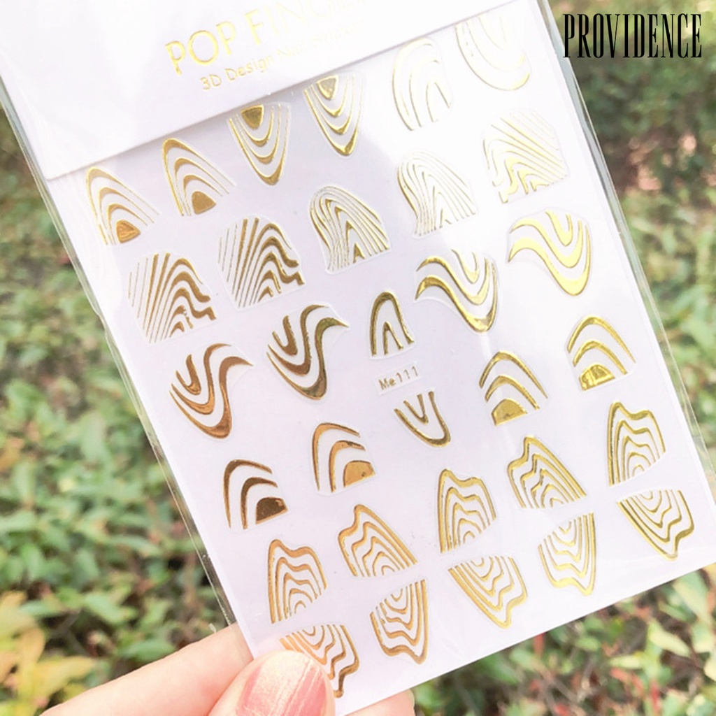 Providence Stiker Kuku Perekat Diri Yang Dapat Dilepas Tahan Air Kuat Lengket Mudah Mengelupas Kuku Stiker Kuku Nail Art Decal Nail Supplies