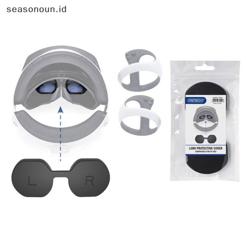 Seasonoun Untuk PSVR2 Kacamata Menebal Silikon Penutup Pelindung fpr PSVR2 Helm Debu Pelindung Karet Case GP-513.