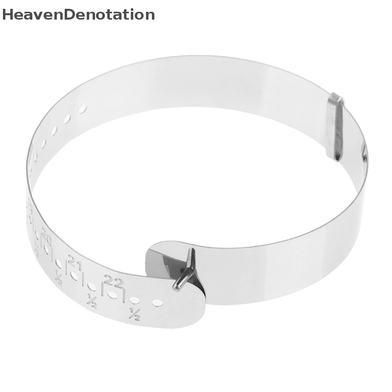 [HeavenDenotation] Stainless Steel Bangle Sizer Gauge Adjustable Gelang Tangan Alat Ukur HDV