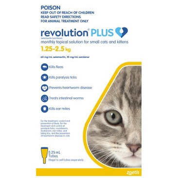 Revolution PLUS for Cat &amp; Kitten - Obat Anti Kutu Kucing