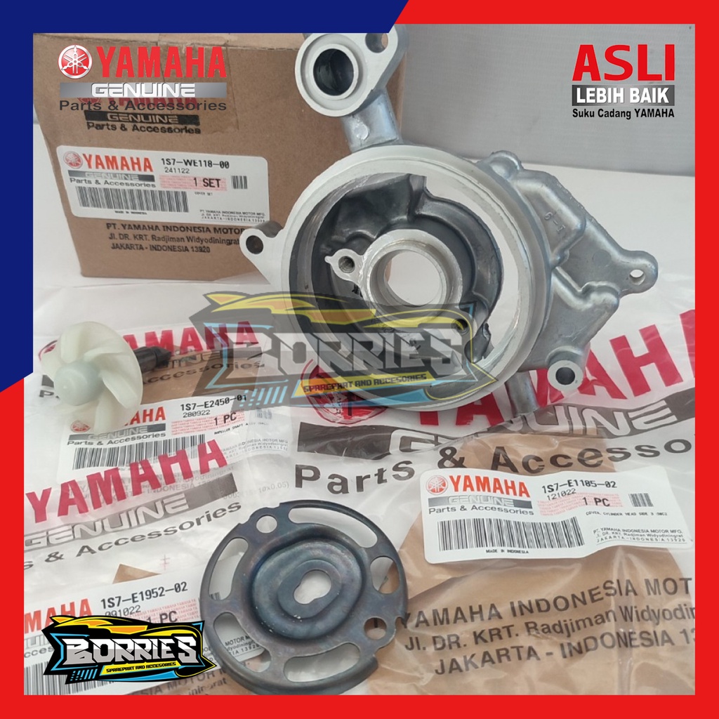 cever set rumah seal waterpump jupiter mx vixion asli 1S7-WE118-00