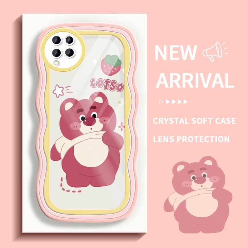 JVIRAG Case Untuk For Samsung Galaxy A22 M32 4G M22 F22 A22 A22s 5G A23 A30 A20 M10S A31 Casing Bear