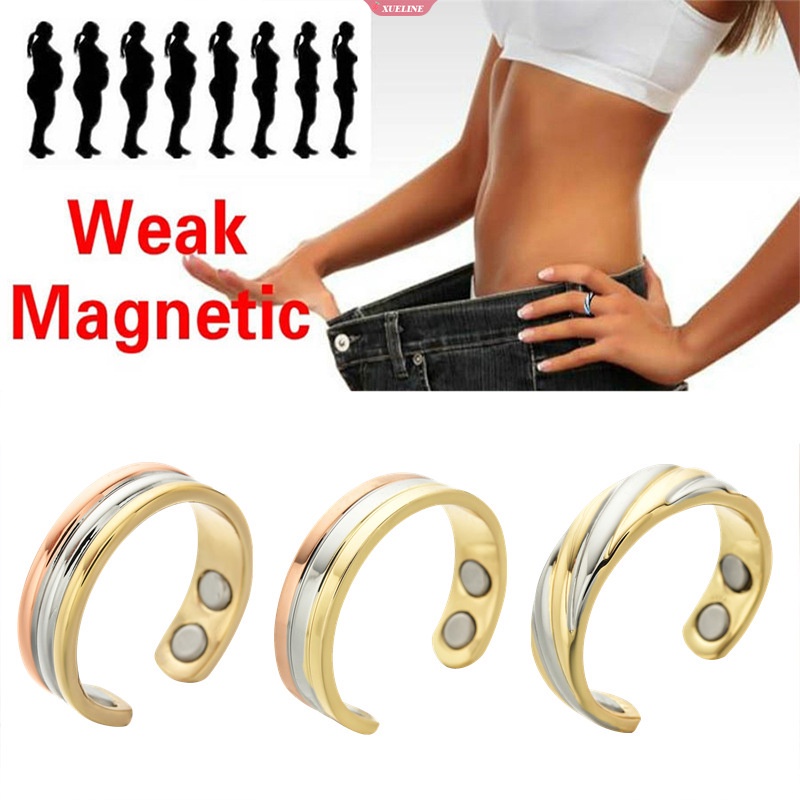 Cincin Terapi Magnet Wanita Pria Fashion Pelangsing Pembakar Lemak Pembukaan Rings Limfithatic Detox Magnetic Ring Perawatan Kesehatan Perhiasan [ZXL]