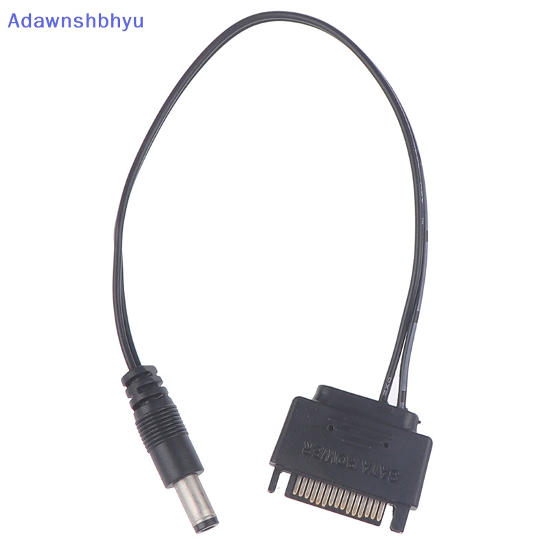 Adhyu 1Pc SATA Male to DC 5.5 * 2.1mm 12V power supply Kabel SATA Ke DC 20cm ID