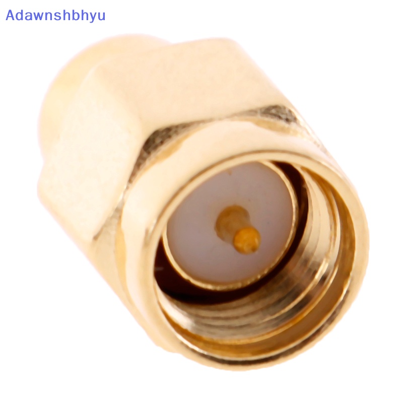 Adhyu 2pcs 2W 6GHz 50ohm SMA Male RF Terminasi Coaxial Dummy Load Lapis Emas Cap ID