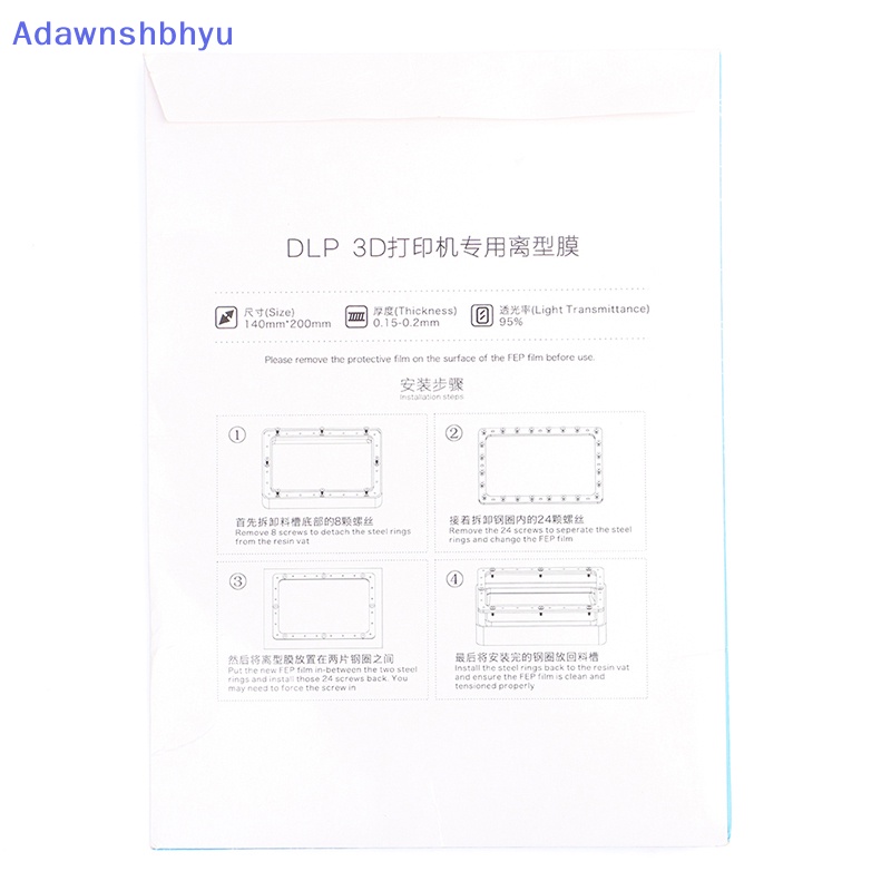 Adhyu 2PCS FEP Film Untuk Photon Mono X Resin 3D printer SLA/LCD FEP Sheets ID