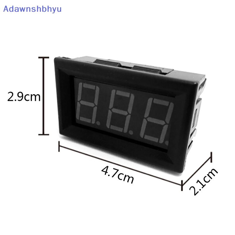 Adhyu AC 70-500V digital voltmeter LED display 2kabel volt Tes Tegangan meter ID