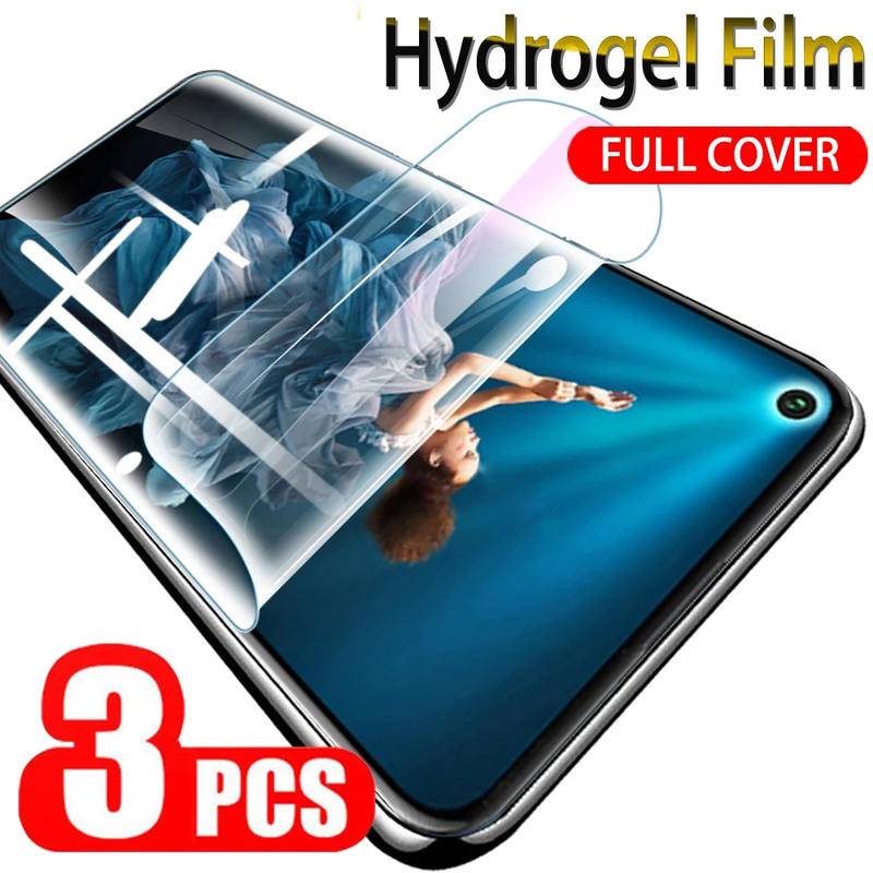 3pcs Film Pelindung Untuk Huawei Honor Magic5 4 3 Pro Plus Lite Ultimate Clear Hydrogel Film Untuk Honor Magic 2 3D Note10 8 Film Pelindung Layar Anti blue light