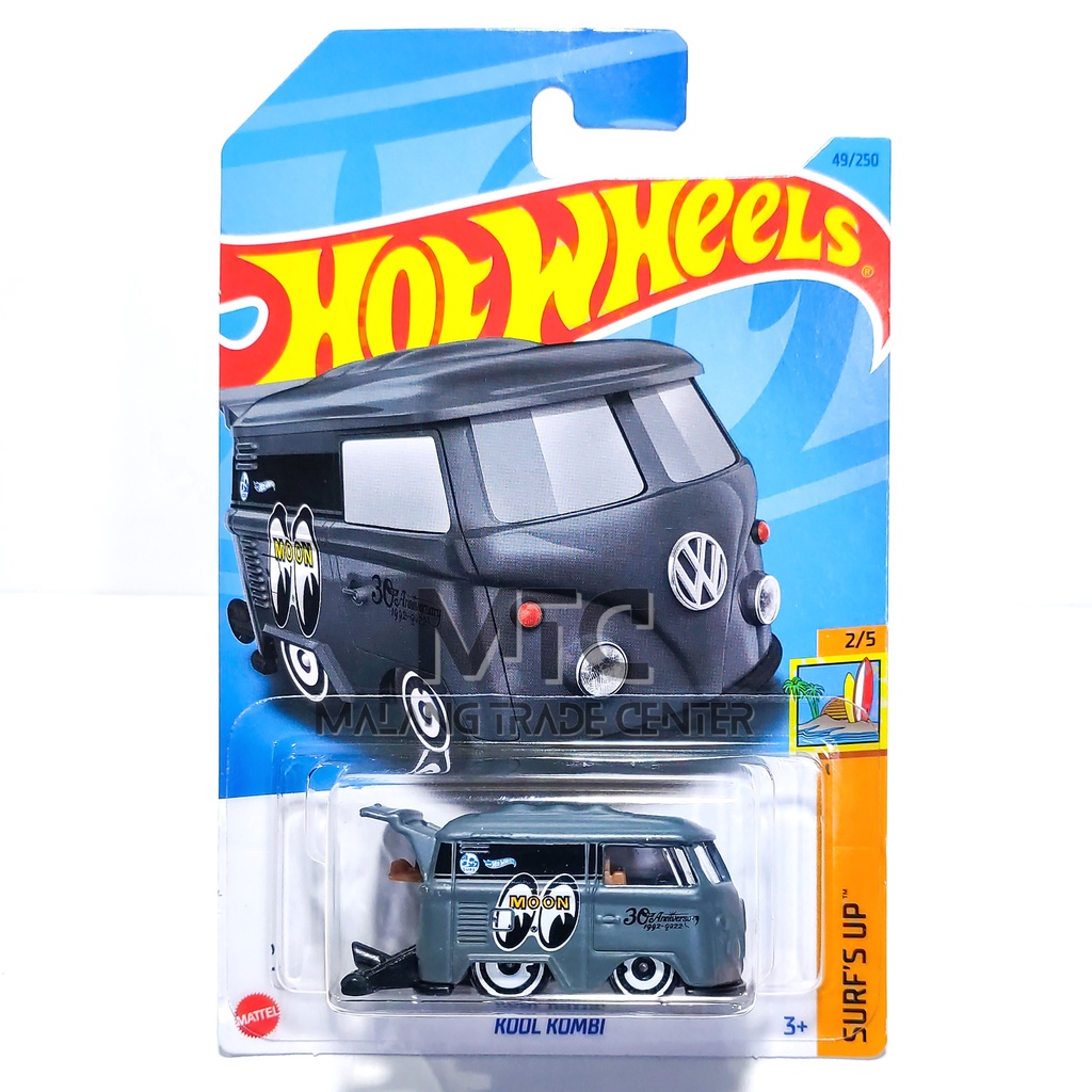 Hot Wheels Kool Kombi Mooneyes Gray H 2023