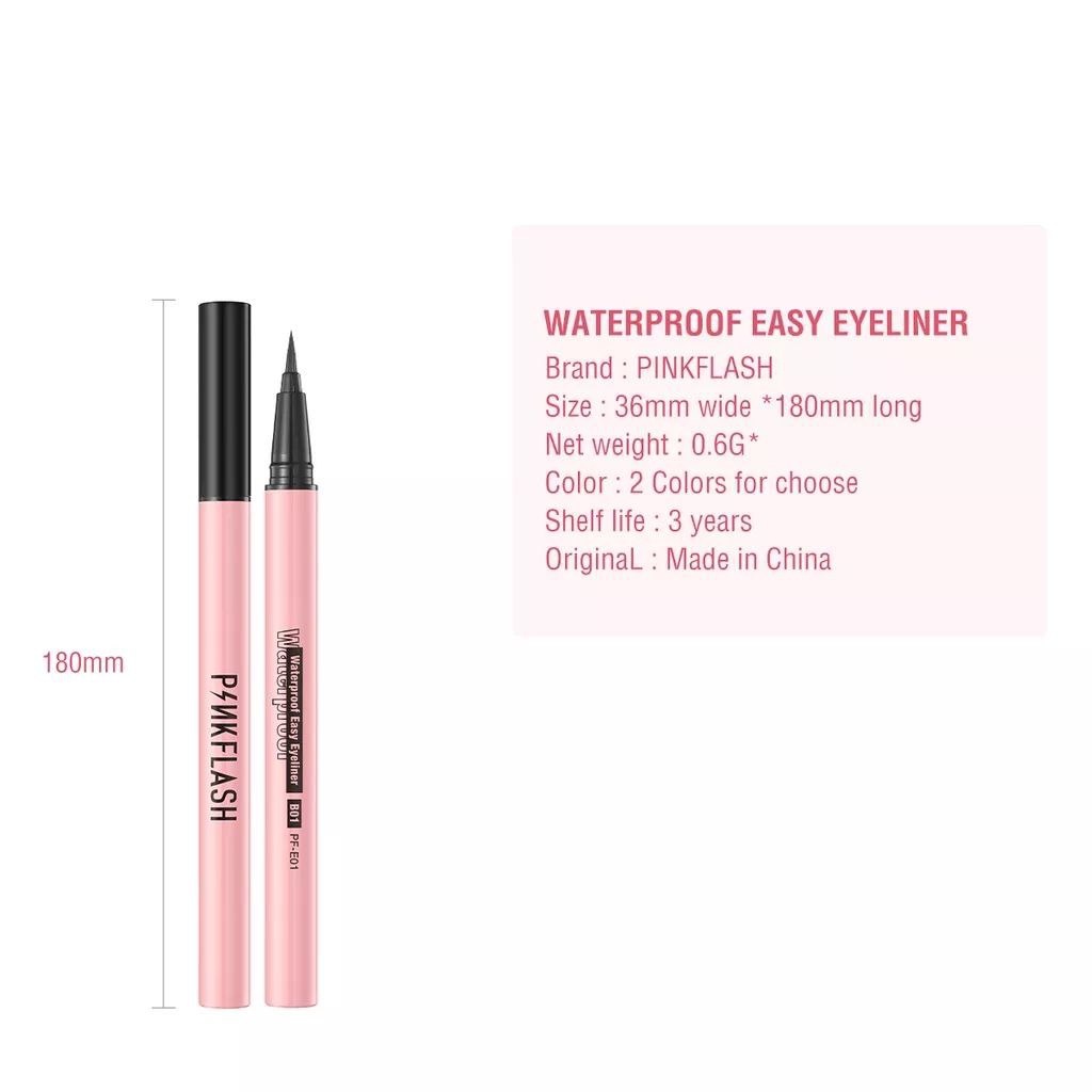 ASK - PINKFLASH Upgraded Eyeliner Tahan Air Sepanjang Masa Lama Eyeliner Pensil Cepat Kering