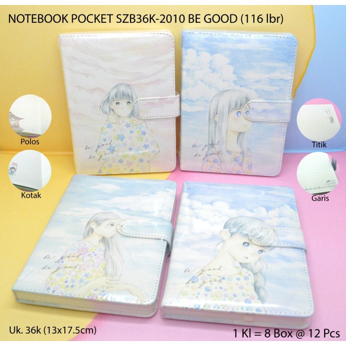 

buku notebook magnet motif be good satuan -zilong