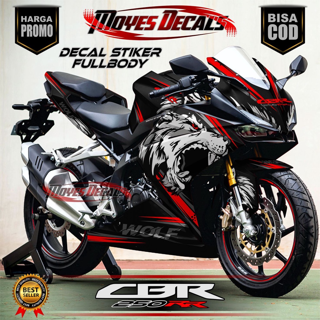 Decal CBR250RR Fullbody Decal Honda CBR 250 RR Wolf