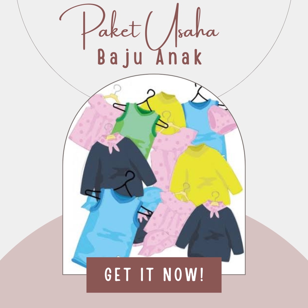 imoet.boutique - Paket usaha baju anak murah meriah import premium isi 10pcs