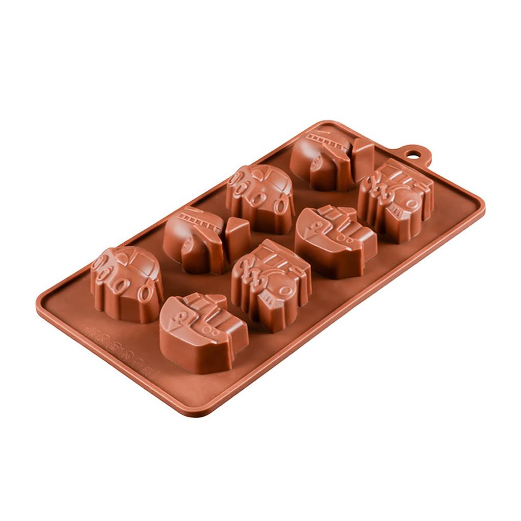 Cetakan Coklat Bentuk Kendaraan Tidak Berbau Dicuci Reusable Heats resistant Replacement Kitchen Ice cream Baking Mould