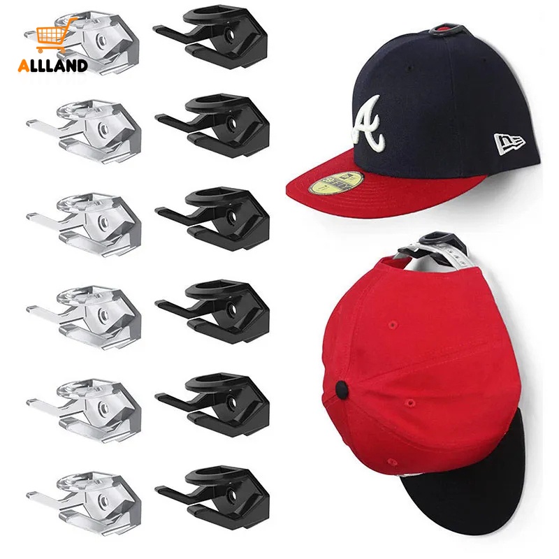 Portabel Dinding Self Adhesive ABS Baseball Cap Storage Hook/Kabinet Hemat Ruang Topi Rak Gantung/Rumah Bonnet Didedikasikan Organize Hooks