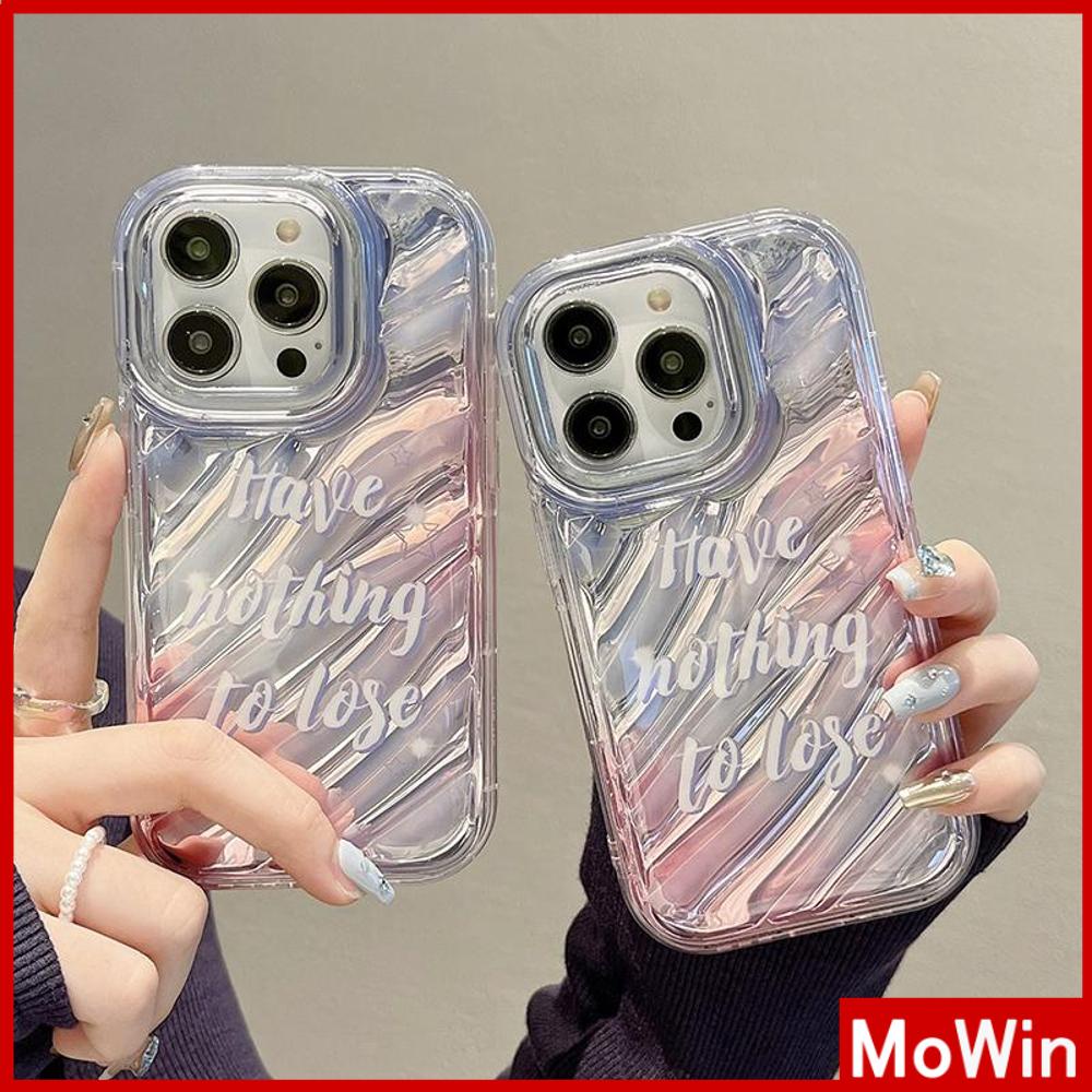 For iPhone 14 Pro Max iPhone Case Laser Reflective Clear Phone Case TPU Soft Case Airbag Shockproof Alphabet English Compatible with iPhone 13 Pro max 12 Pro Max 11 xr xs max 7 8