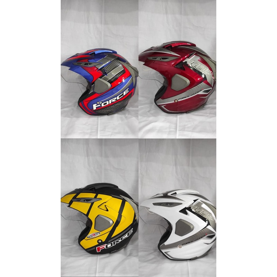 HELM MOTOR SNI DABLE VISOR FORCE REJECT PABRIK