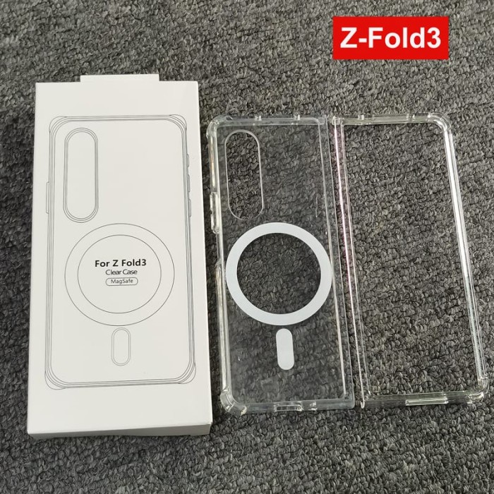 Clear Case Magnetic Magsafe Samsung Z Flip 4 5 Z Fold 4 5 -BC04