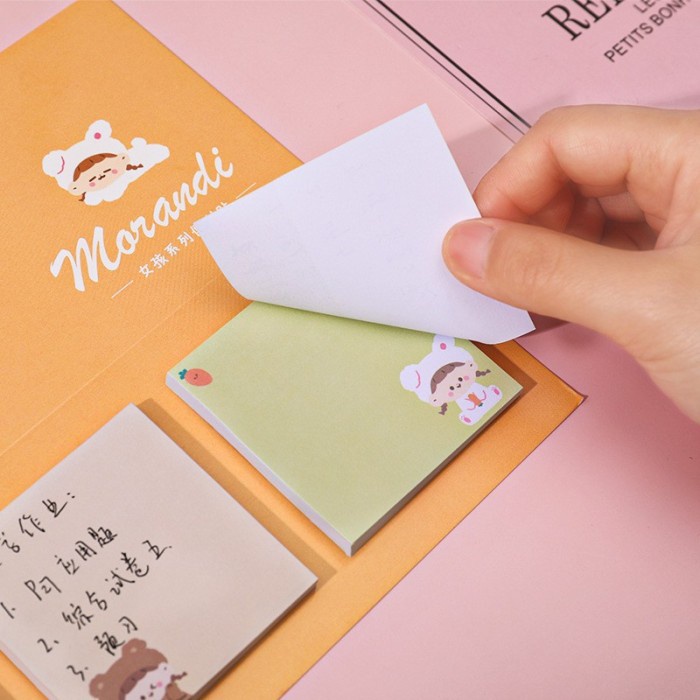 3in1 Sticky Notes Daily Days Karakter Lucu Sticky Note Lucu Anak To do