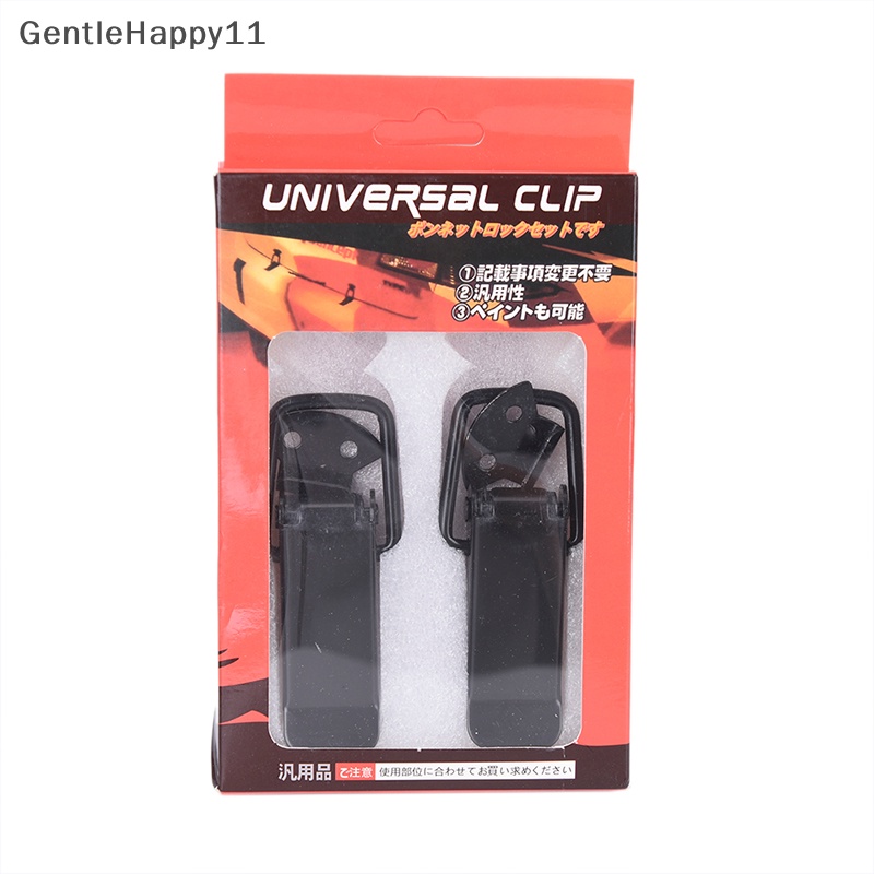 Gentlehappy 2X Universal Bumper Security Hook Quick Release Pengikat Kunci Klip Kit Mobil Truk id