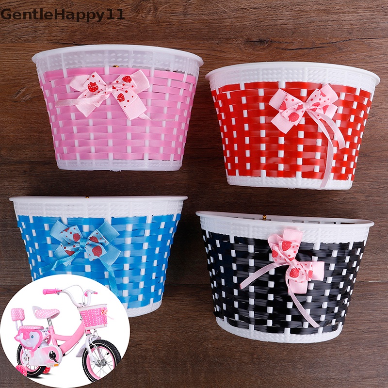 Gentlehappy Keranjang Sepeda Front Bag Bike Ikatan Simpul Depan Basket Untuk Anak Perempuan Bersepeda id