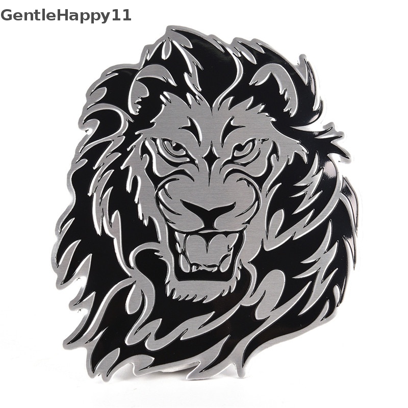 Gentlehappy 3D Mobil Paduan Aluminium er Kepribadian lion auto o badge emblem tail decal id