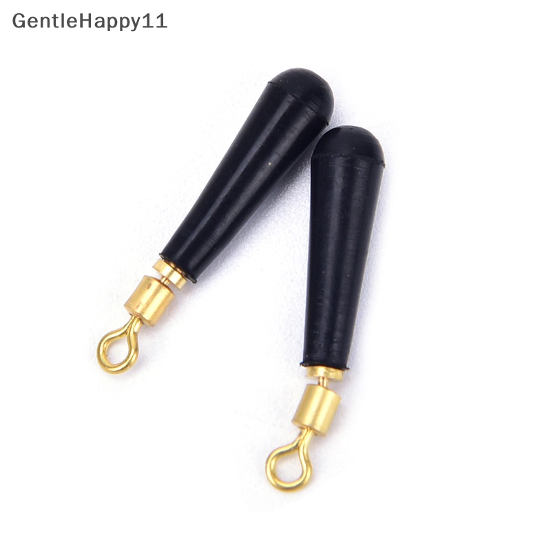 Gentlehappy 10pcs Kepala Tembaga Alat Pancing Rotasi Drift Memancing Mengapung Bobber Seat Rest id