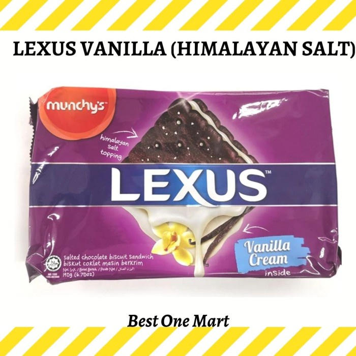 

[MS] Biskuit Vanilla Lexus Munchy's / Munchys Vanilla Cream Himalayan Salt