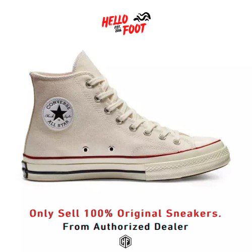 Sepatu Converse 70s Hi Parchment Egret 162053C [100% Resmi Store]