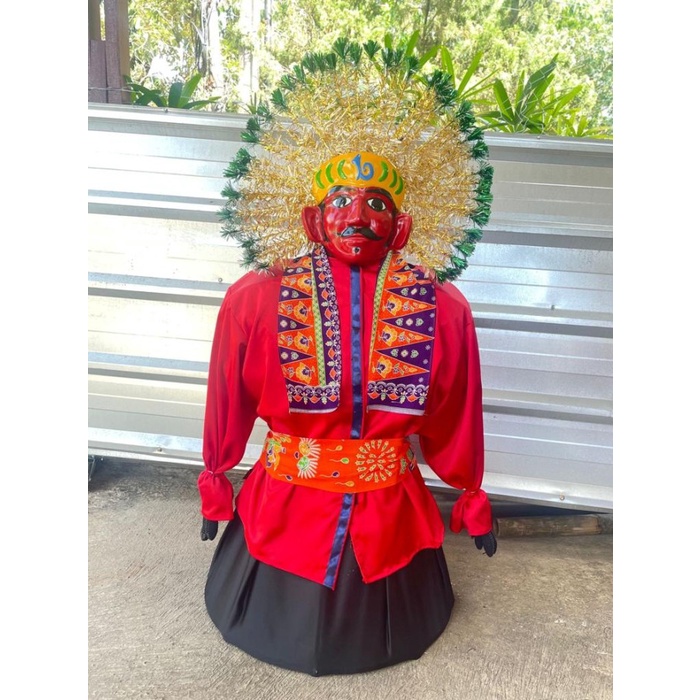 Ondel-ondel 1,2 Meter - Merah, Abang MukaMerah :COD: