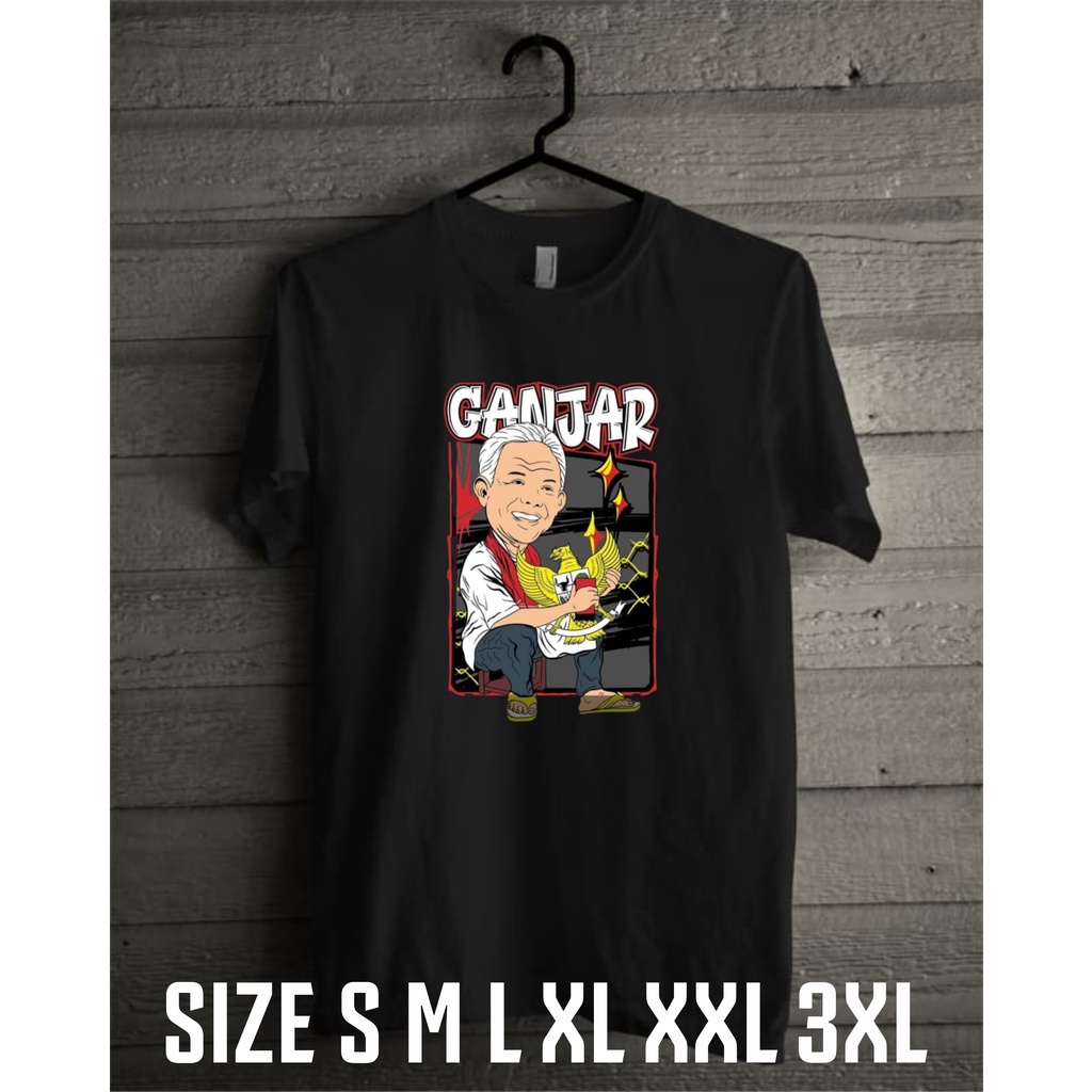 Baju Kaos Distro Ganjar Pranowo