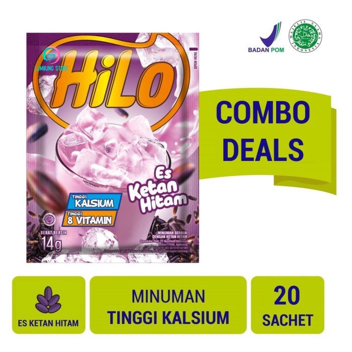 

Twin Pack: HiLo Es Ketan Hitam (10 Sch)