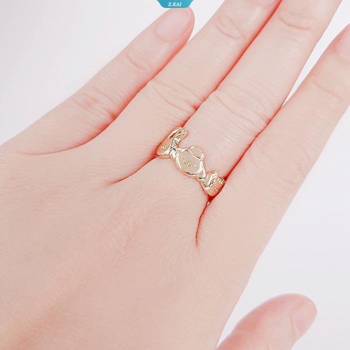 Kawaii Anime Cinnamoroll Sanrios Cincin Pompompurin Adjustable Kartun Pertunangan Perhiasan Aksesoris Pasangan Ulang Tahun Gadis Hadiah [ZK]