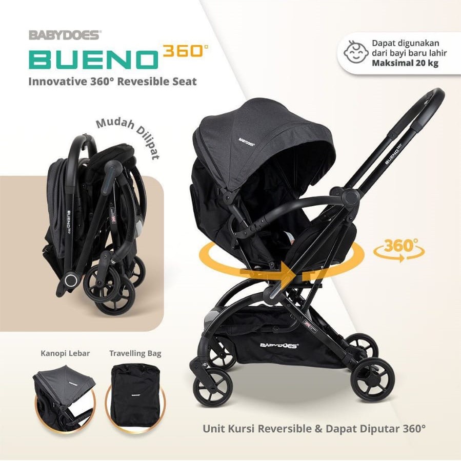 BabyDoes Bueno 360 Kereta Dorong Bayi Anak BD 736