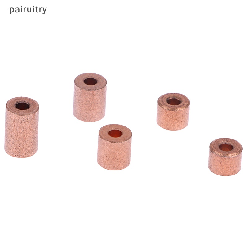 Prt 10pcs oil bearing Copper sleeve Copper base Bantalan Kecil Bagian Metalurgi PRT