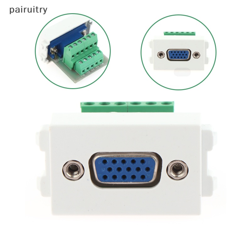 Soket Komputer Modul Slot PC VGA PRT Free Solder 15pins Kualitas Bagus Untuk Wall Panel PRT