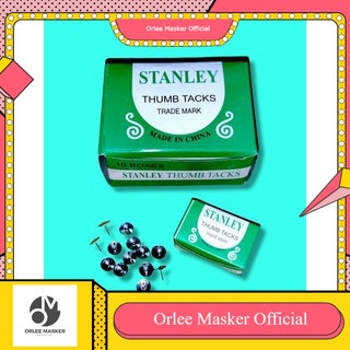 PAKU PAYUNG MERK STANLEY, (1 PCS), KUAT KWALITAS BAGUS ORIGINAL, HARGA SELES, TERLARIS DI PASARAN OFLEN, HARGA BERSAING, THUMBS TACKS PREMIUM