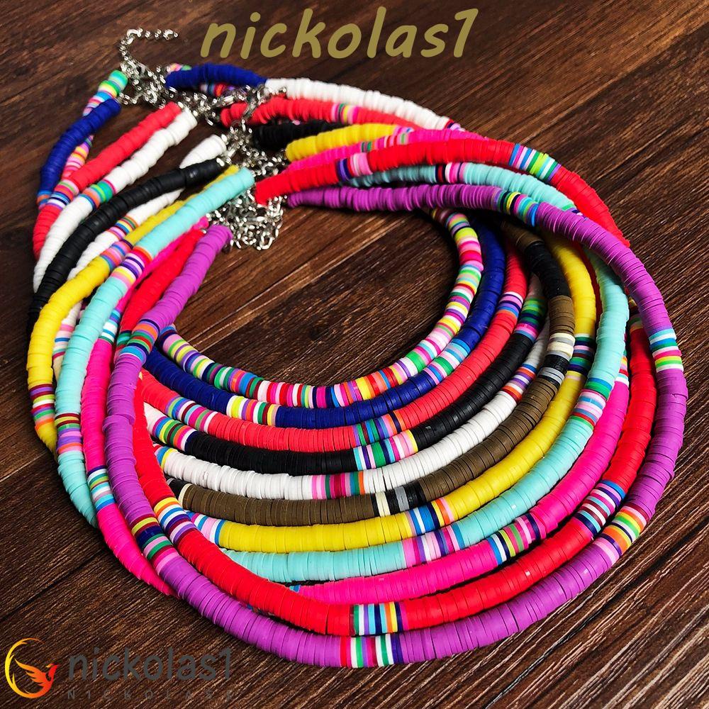 Nickolas1 Bohemian Kalung Kreatif Etnik Wanita Aolly Susun Surfer Necklace Beads Collar