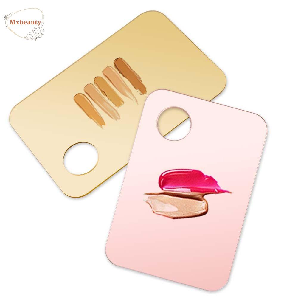 Mxbeauty Palet Kuku Salon Kuku Halus Manicure Alat Latihan Palet Kutek Nail Polish Toning Stick Nail Palette Shovel