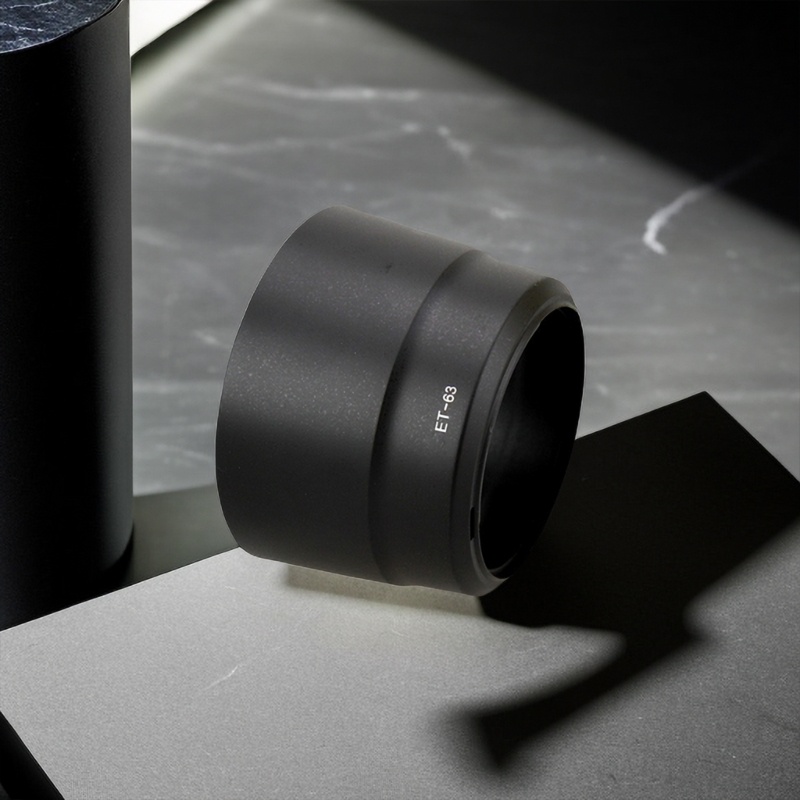 Bt ET63 Reversible- Tudung Lensa Kamera Untuk EF-S 55-250mm f 4-5 6 IS STM Tangkap Crisp- Clear-Gambar Lens Cover Shield-