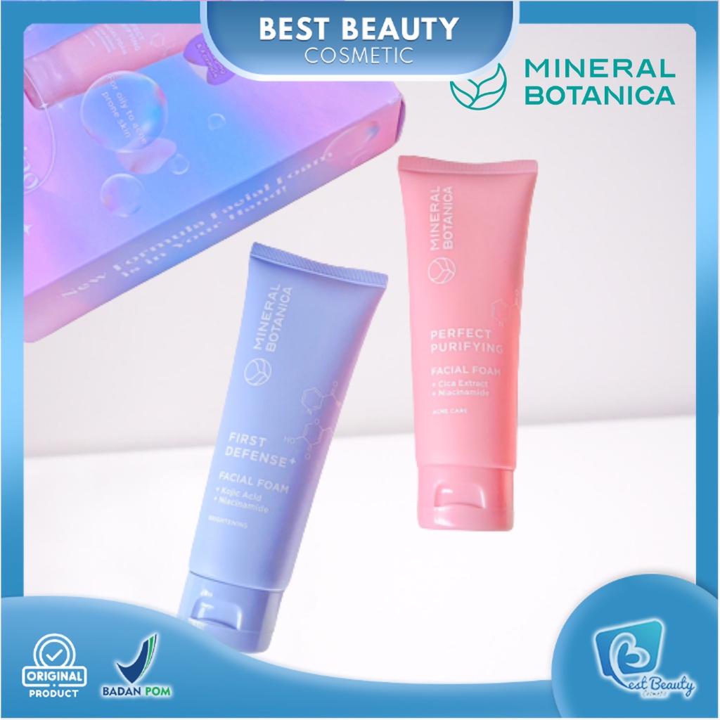 ★ BB ★ Mineral Botanica Facial Foam Series 100g | Perfect Purifying Facial Foam | First Defense Facial Foam