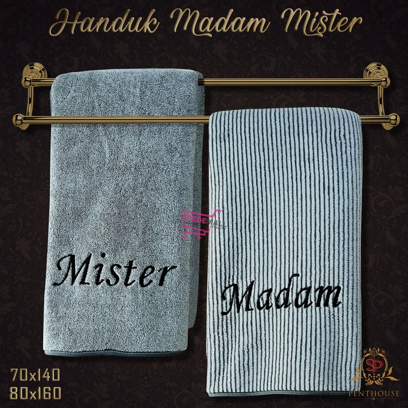 New  Handuk Mandi Dewasa PENTHOUSE / Handuk microfiber / Handuk Couple 70 x 140