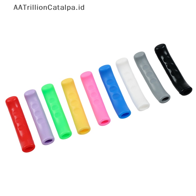 Aatrillioncatalpa 1pasang Grip Tuas Rem Sepeda MTB Untuk Sepeda Silicone Handle Cover Silicone Cover Cycling Brake Grip ID